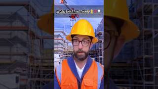 Work smart not hard 👷💯💡 #workers #work #construction #smart #job #viralvideo #shorts