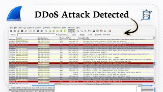 How to detect ddos attack using Wireshark (Packet Overload)