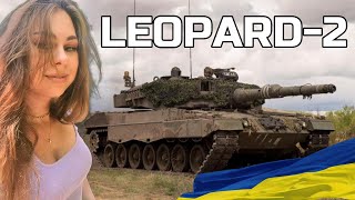 Применение танков Leopard-2 на полях Украины