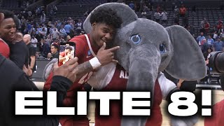 ELITE! Alabama celebrates as the Crimson Tide books its ticket to the Elite 8