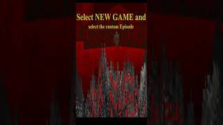 How to play any custom map and episodes in Doom with GZDoom sourceport #shorts