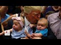 Donald Trump Tries to Kiss Little Girl, Fails Miserably