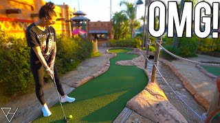 Insane Mini Golf Hole In One And Crazy Holes!