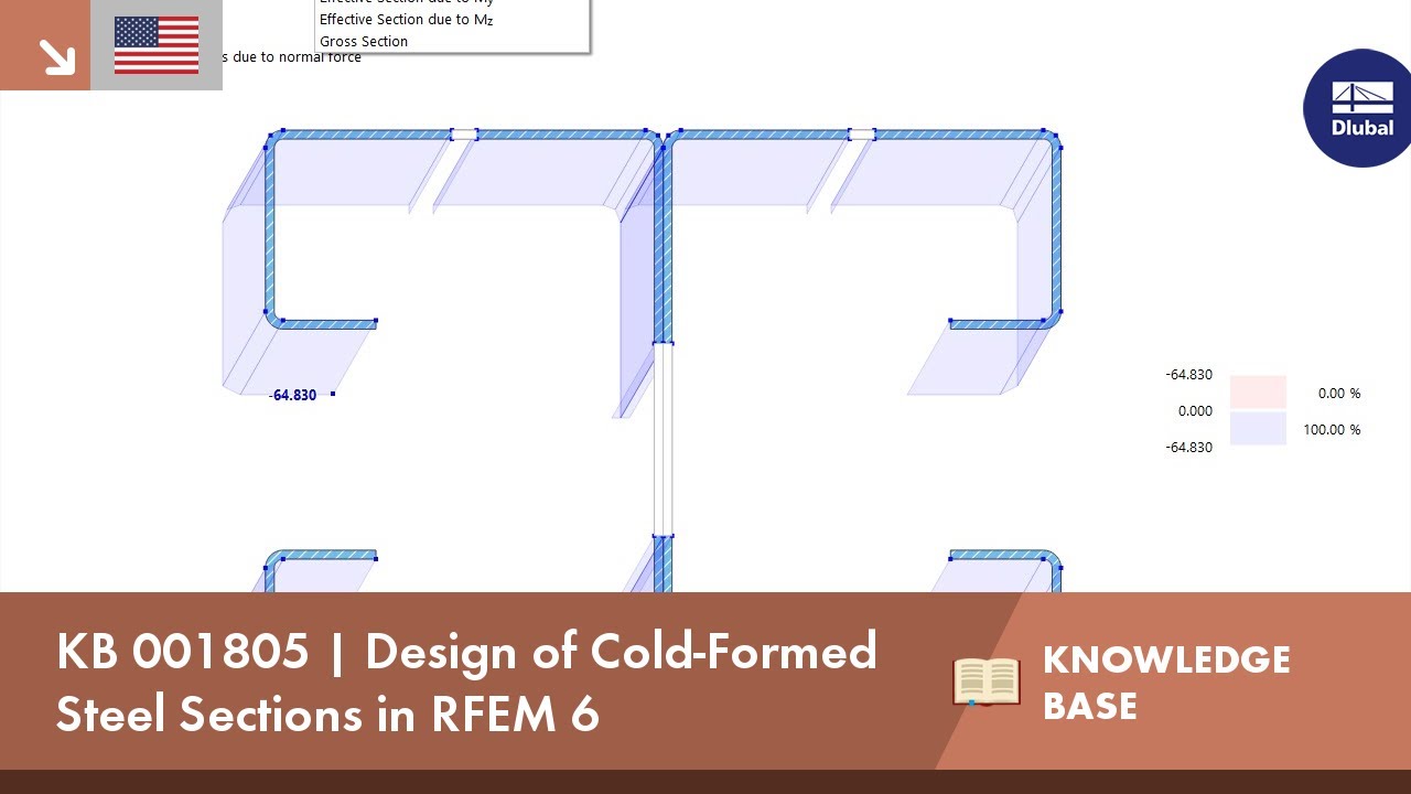 KB 001805 | Design Of Cold-Formed Steel Sections In RFEM 6 - YouTube