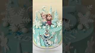 Elsa birthday cake#cakedecorating #viral #shorts #youtubeshorts #glamgirl