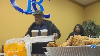 Christian Broadcasting feeds Thanksgiving meal to homeless