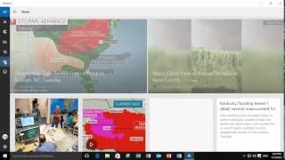Windows 10 - the New Weather App works great!