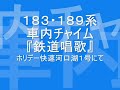 車内チャイム『鉄道唱歌』　ホリデー快速河口湖１号　大月駅到着前