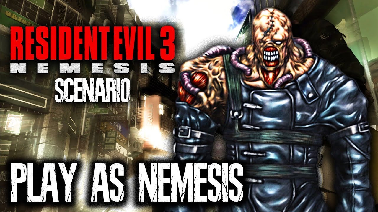 RESIDENT EVIL 3: NEMESIS SCENARIO | Play As NEMESIS MOD | Full Gameplay ...