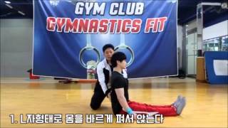 물구나무서기와 할로우자세 팁 배우기 how to handstand and hollow[ teaching: korea gymnast]