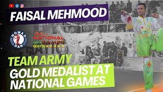 Wushu Performance by Faisal Mehmood (Team Army) | 34th National Games Gold Medalist