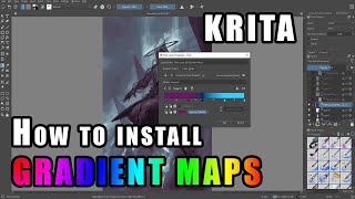 How to install Gradient Maps in Krita