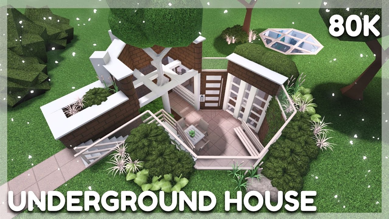 Modern Underground House Speed Build | Bloxburg Roblox - YouTube