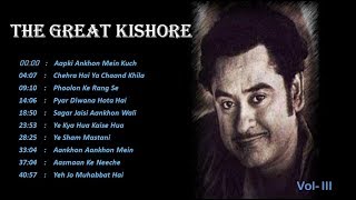 Kishore Kumar Hit Songs || Vol-III