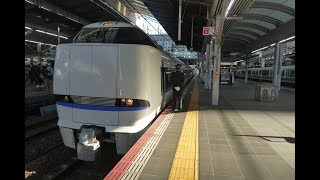 [鉄道車窓2019-01-21]特急サンダーバード6号 大阪行(金沢→大阪)