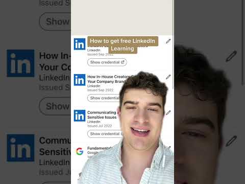 How to Get FREE LinkedIn Learning #shorts #collegelife #college #collegestudent #linkedin