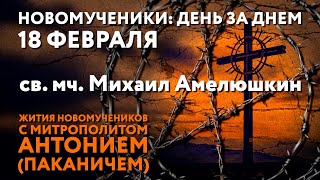 Новомученики: день за днем. Св. мч. Михаил Амелюшкин. Рассказывает митр. Антоний (Паканич).