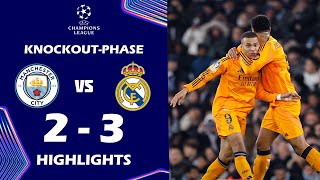 Manchester City protiv Real Madrida 2-3 Vrhunci utakmice | UEFA Liga prvaka 2024/25