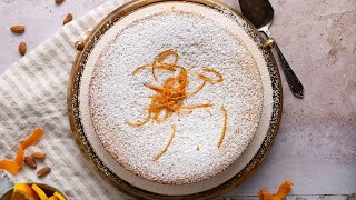 Saftiger Mallorquinischer Mandelkuchen mit Orange