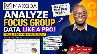 MAXQDA Focus Group Analysis: Complete Beginner Tutorial (Code to Visuals)