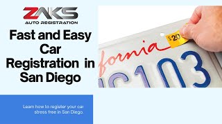 How to Get Your Car Registration in San Diego