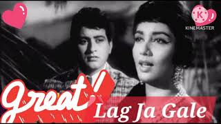 Lag Jaa Gale - Sadhana, Lata Mangeshkar, Woh Kaun Thi Romantic Song, latamangeshkar