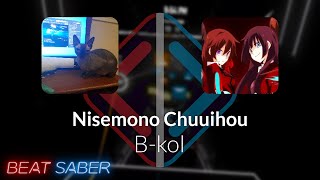 Beat Saber | sphynx | B-ko - Nisemono Chuuihou [Expert+] 2 Misses #1 | 95.03% 450.63PP