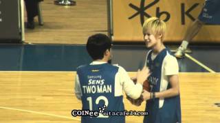 [fancam] 111016 SHINee basketball shooting @ Basketball Opening Ceremony