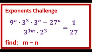 Laws of Exponents Challenge Test Question TIPS