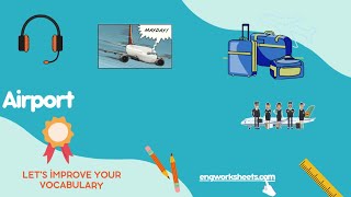 Kids Vocabulary Words - Airport - Learn English for Kids - English Educational Video
