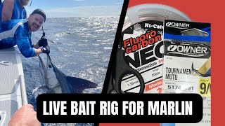 Live Bait Rig for Striped Marlin (Owner, Neo, Eagle Claw)