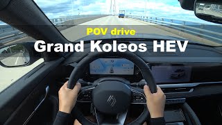 2024 Renault Grand Koleos hybrid POV drive