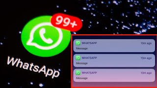 How To Fix Whatsapp Notification Bug | IOS 15 IPHONE | ( Whatsapp Notification Problam iPhone )