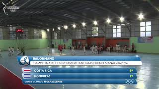 HONDURAS vs COSTA RICA \JUNIOR BRONCE\ Campeonato Centroamericano Masculino Managua2024