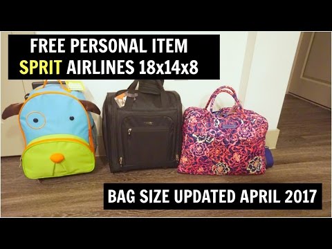 Bag That Fits Spirit Airlines Personal Item 16x14x12 Free Personal Bag Spirit Airlines April 2017 18x14x8