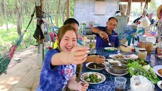 กินข้าวเที่ยงด้วยกันที่โคกหนองนา |อบอุ่นหัวใจกับทีมงานโคกหนองนาสีนุ่น