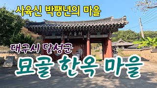 사육신 박팽년의 고향 달성군 묘골 한옥마을 / 순천 박씨 집성촌 / Old Village in Korea.