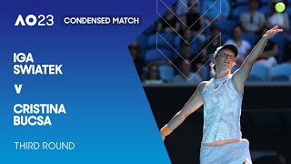 Iga Swiatek v Cristina Bucsa Condensed Match | Australian Open 2023 Third Round