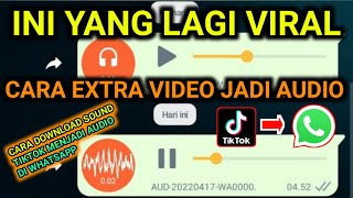 Download Lagu CARA MENDOWNLOAD AUDIO DI APLIKASI TIKTOK JADI AUD... MP3 Gratis
