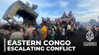 Escalating conflict in eastern Congo as M23 rebels advance on Goma