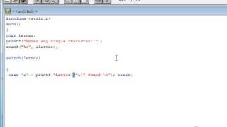 Learning C Programming Lesson 15: Switch Statement