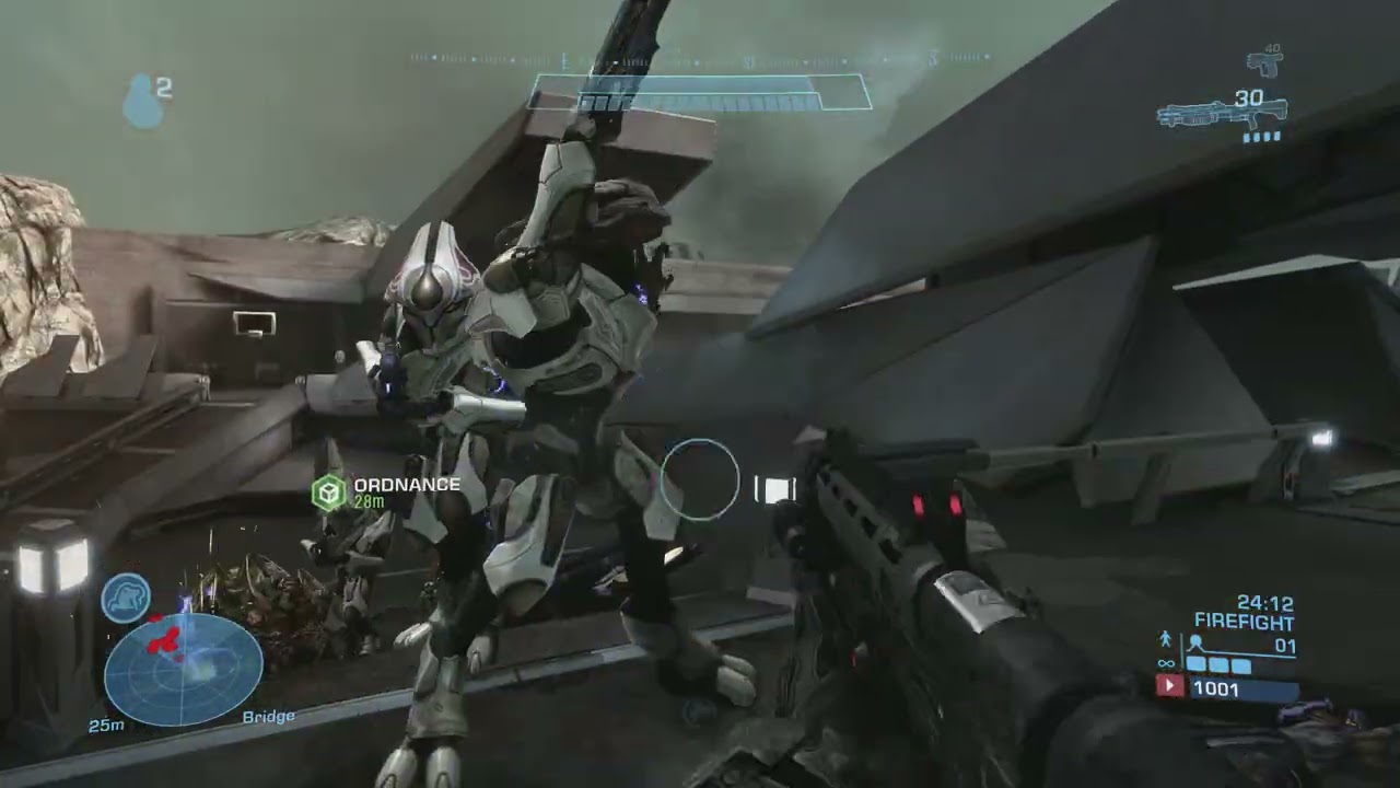 David Playing Halo Reach Firefight Map Courtyard V6 12 22v01 3 - YouTube