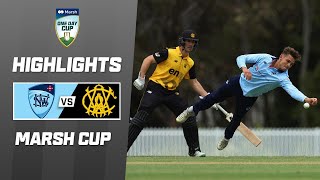 NSW v Western Australia | Marsh One-Day Cup 2023-24