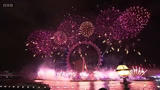 Happy New Year! 🎆 | London Fireworks 2025 🔴 - BBC