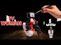 Making TV WOMAN  [ Skibidi Toilet ] with clay