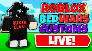🔴 ROBLOX BEDWARS with VIEWERS! | 🔴 LIVE! ✨💚