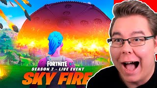 SKY FIRE EVENTTI FORNITESSA! (Season 8 Mappi Tuhottu)