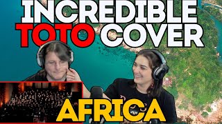 TOTO - AFRICA | MUST SEE COVER!!! | ANGEL CITY CHORALE | First Time Couple Reaction