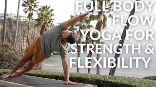 45 Minute Full Body Strength and Flexibility Advanced Yoga Flow