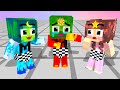 Monster School : Squid Game x CUTE ZOMBIE ELEMENTAL CHALLENGE - Minecraft Animation